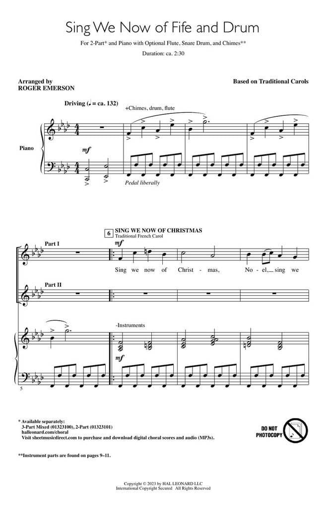 Sing We Now of Fife and Drum