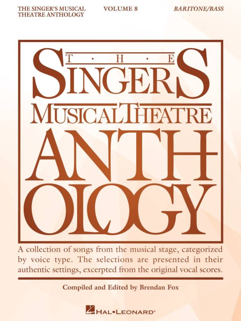The Singer's Musical Theatre Anthology Volume 8