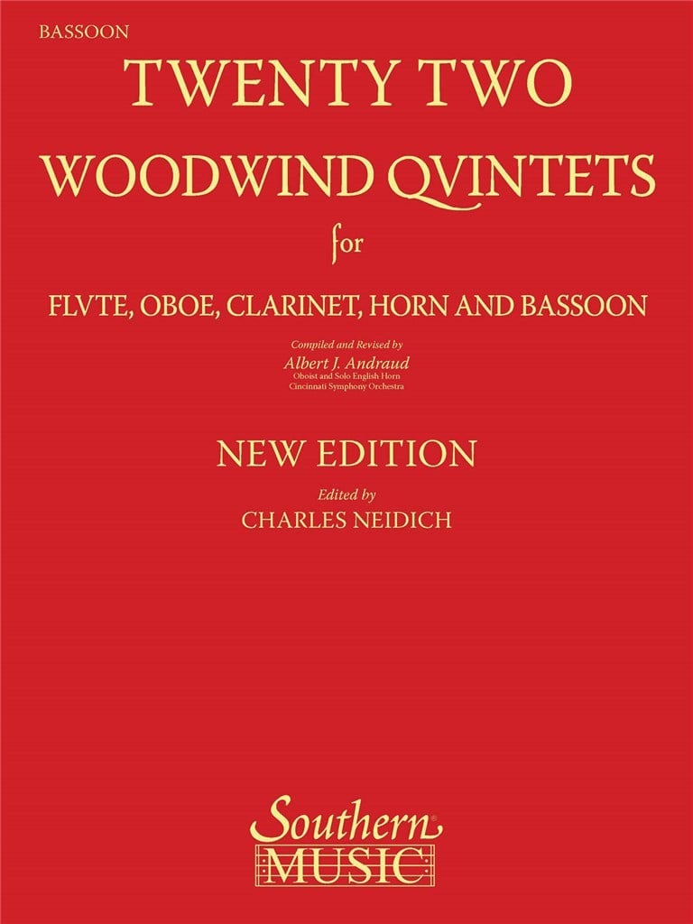 Twenty-Two (22) Woodwind Quintets