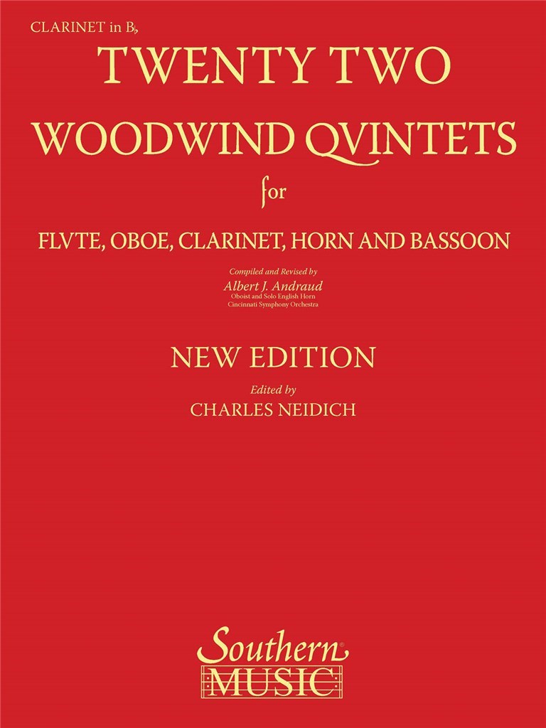 Twenty-Two (22) Woodwind Quintets