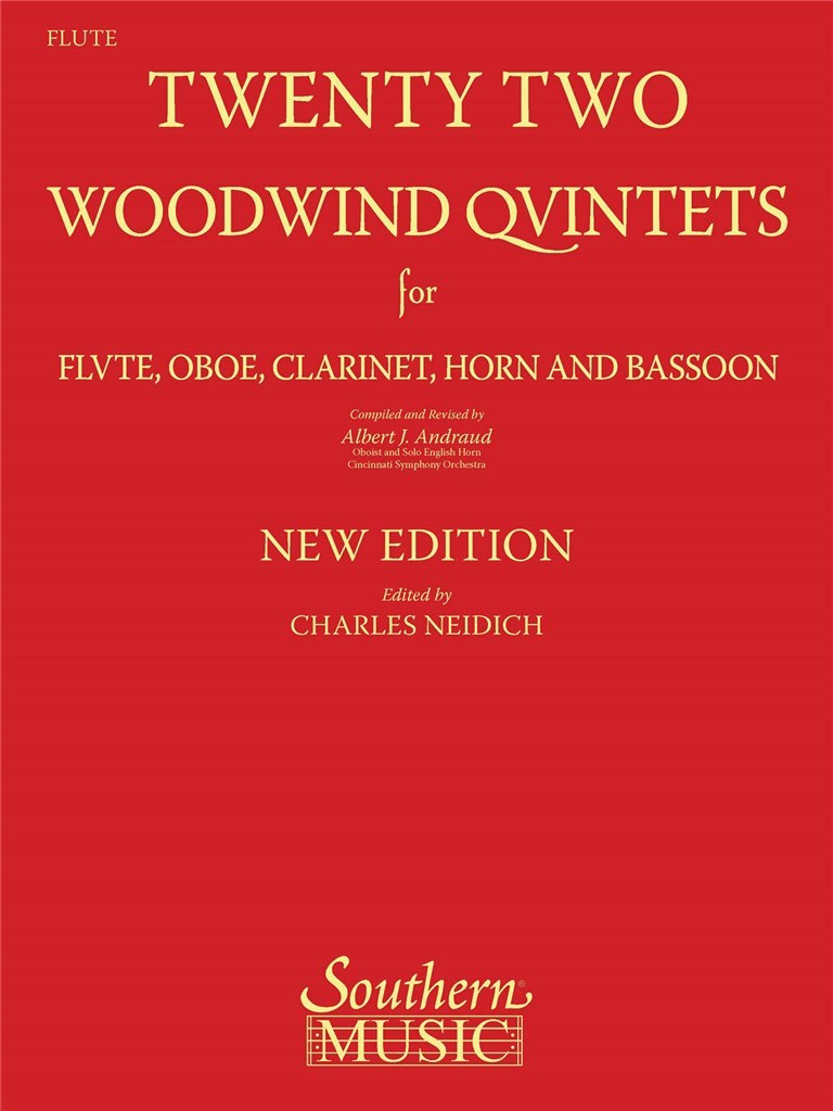 Twenty-Two (22) Woodwind Quintets