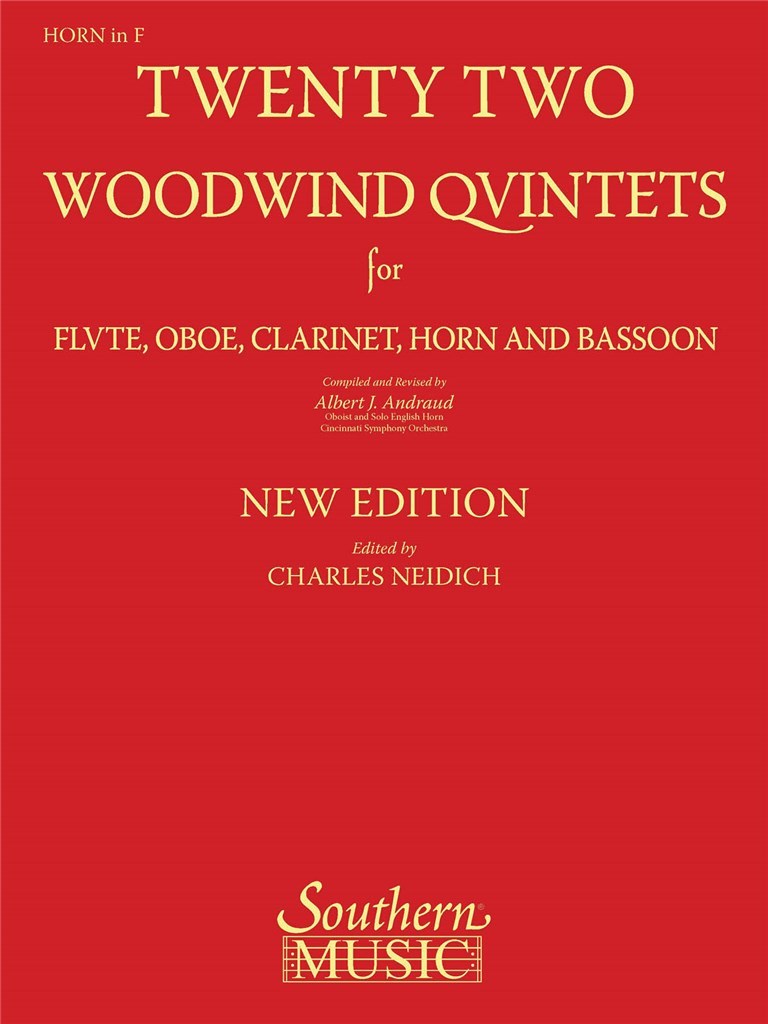 Twenty-Two (22) Woodwind Quintets