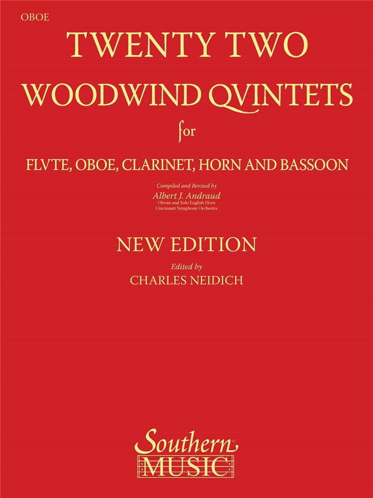 Twenty-Two (22) Woodwind Quintets