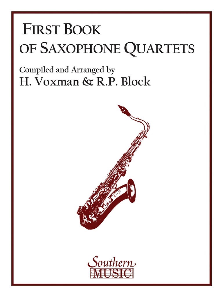 First (1St) Book Of Saxophone Quartets