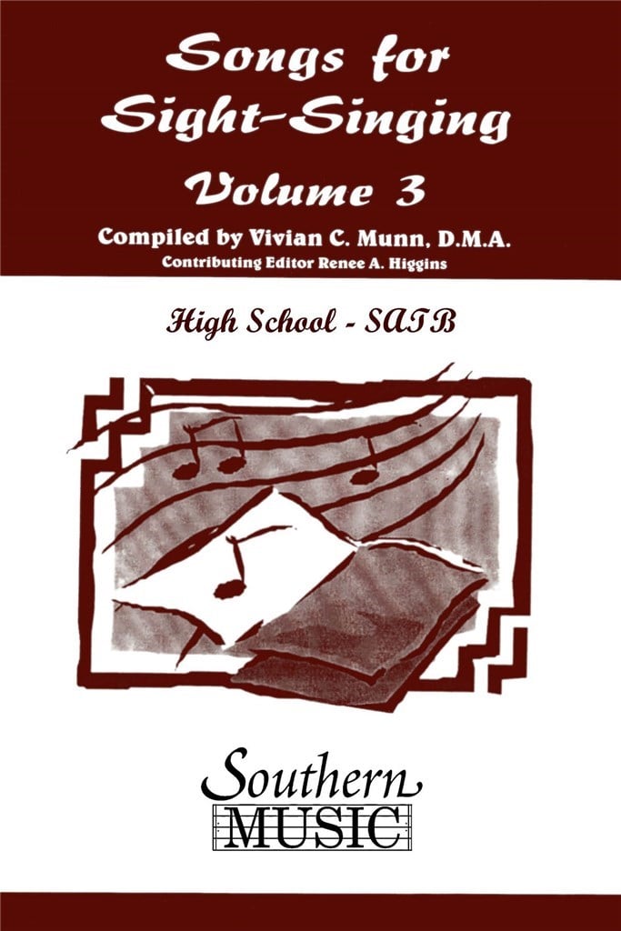 Songs For Sight Singing Volume 3 Hs-Satb