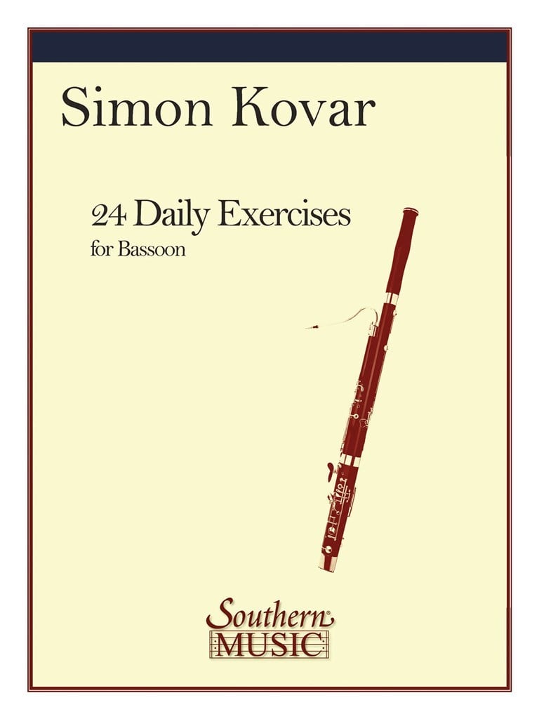 24 Twenty Four Daily Exercises For Bassoon