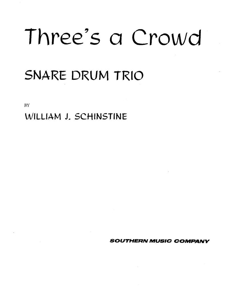 Three's (3) A Crowd