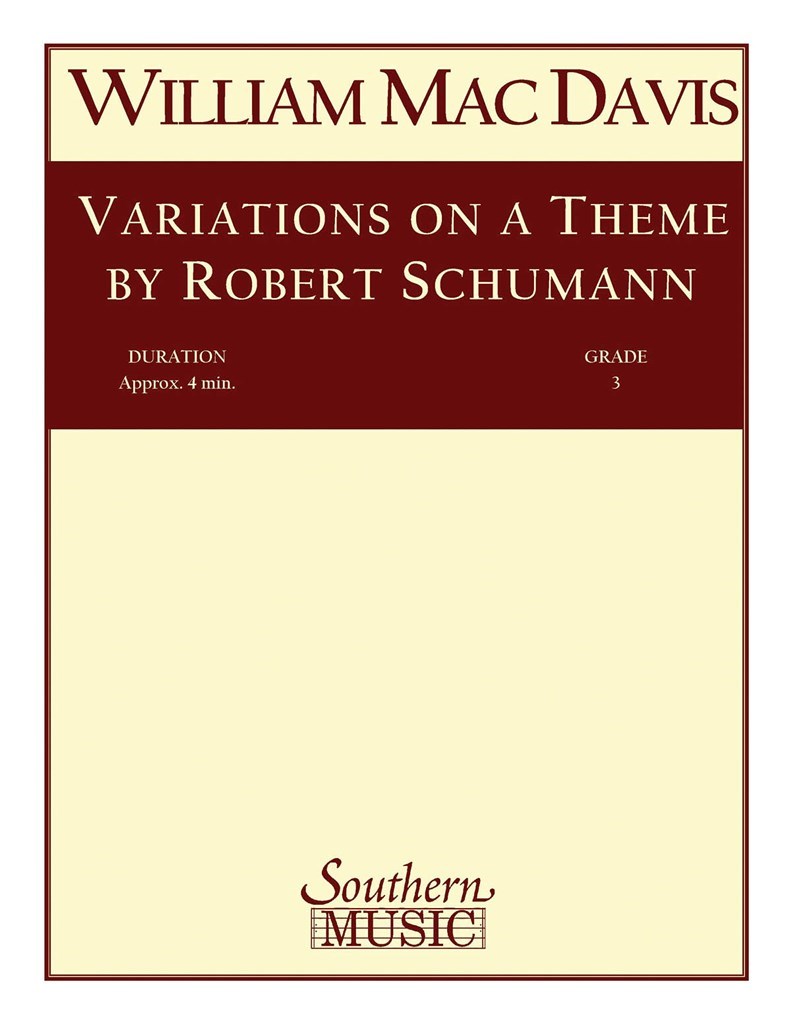 Variations On A Theme By Robert Schumann