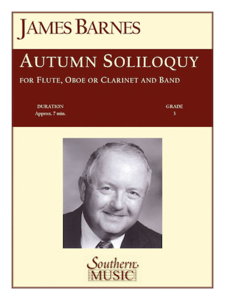 Autumn Soliloquy Solo For Flute, Oboe or Clarinet