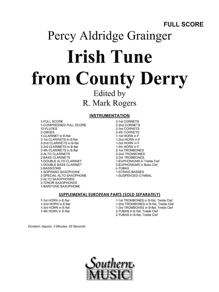 Irish Tune From County Derry