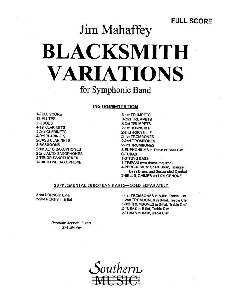 Blacksmith Variations
