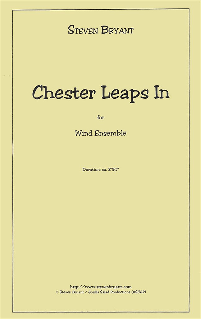 Chester Leaps In -
