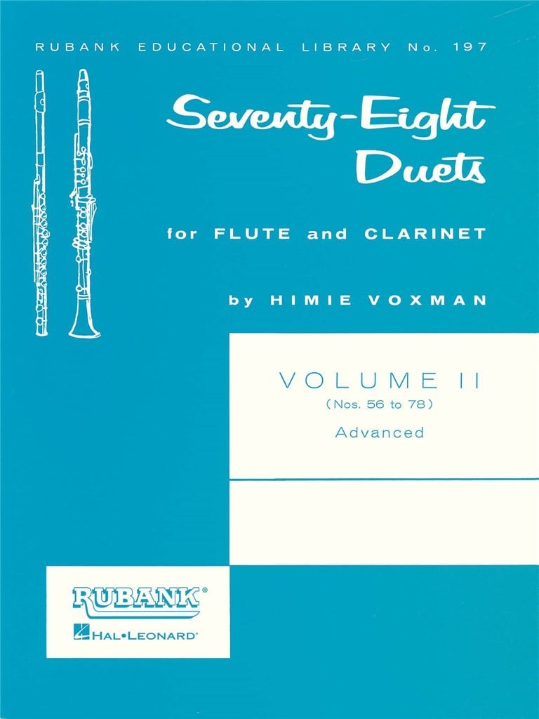 78 Duets for Flute and Clarinet Vol. II