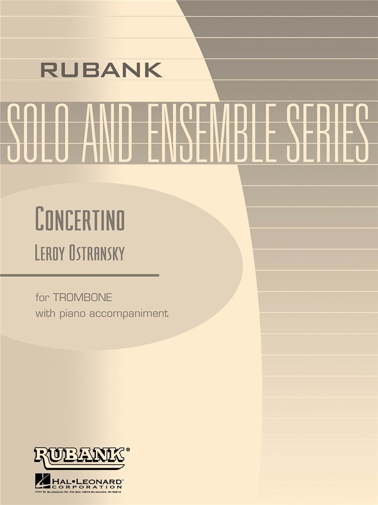 Concertino for Trombone and Piano