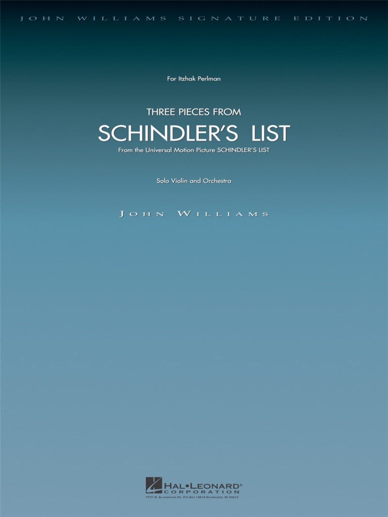 Three Pieces From SCHINDLER'S LIST