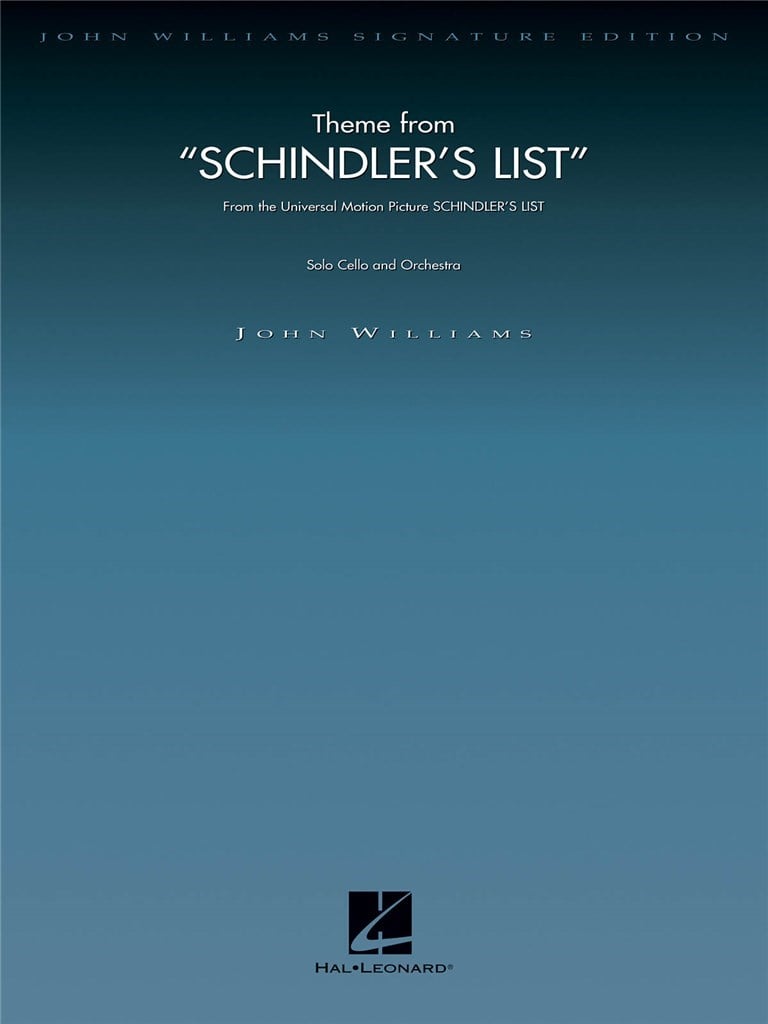 Theme from Schindler's List (Cello and Orchestra)