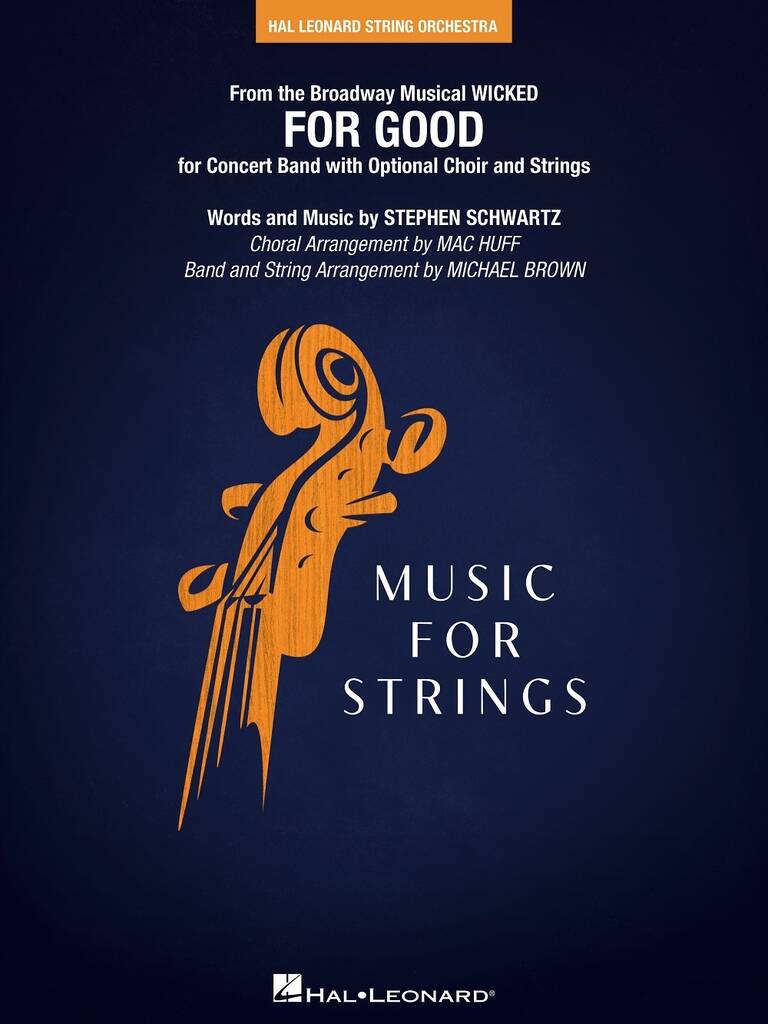 For Good (from Wicked) String PAK