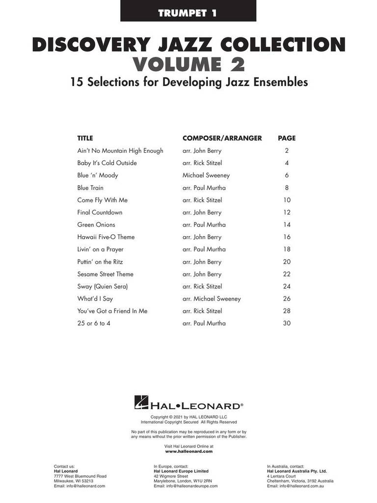 Discovery Jazz Collection, Volume 2