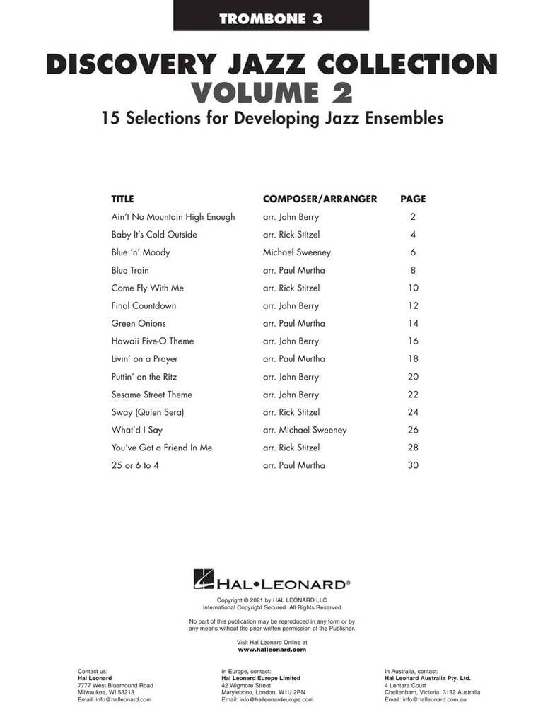Discovery Jazz Collection, Volume 2