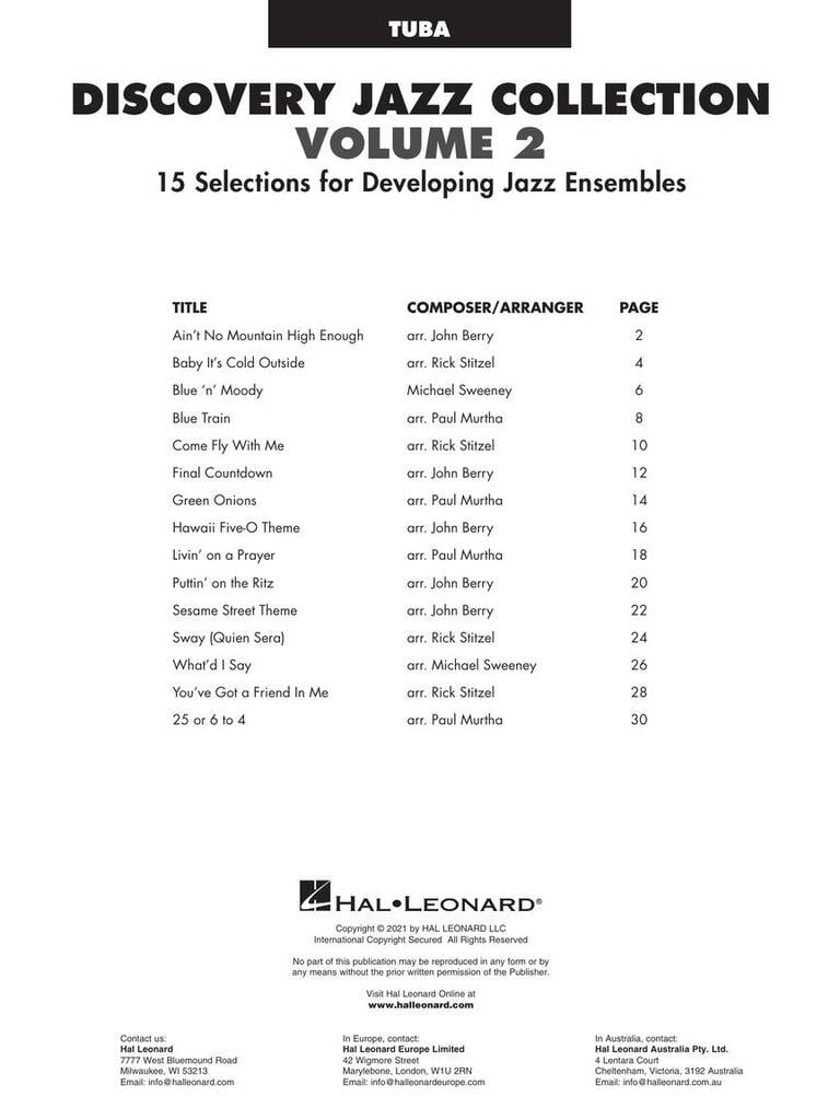 Discovery Jazz Collection, Volume 2