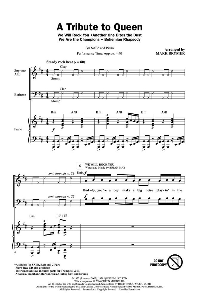 A Tribute to Queen (Medley)