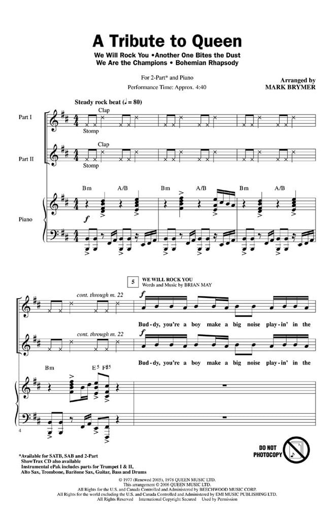 A Tribute to Queen (Medley)