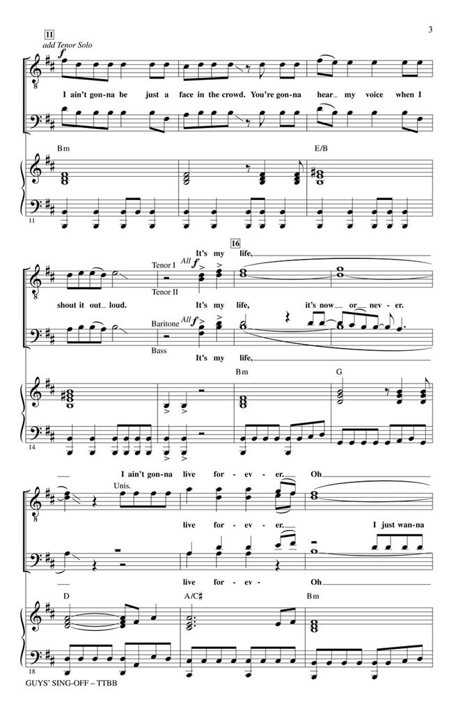Guys' Sing-Off