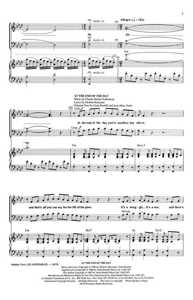 Les Misérables (Choral Medley)