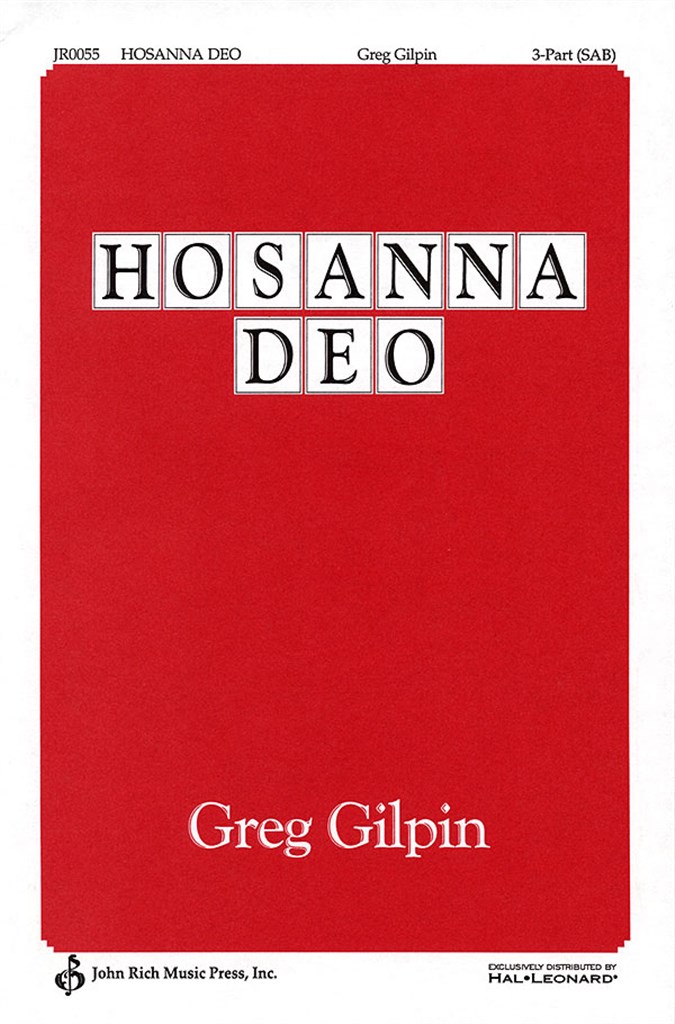Hosanna Deo!