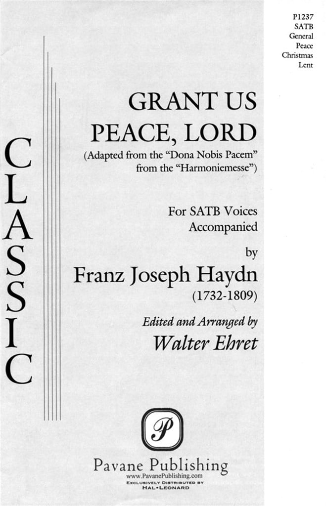 Grant Us Peace, Lord