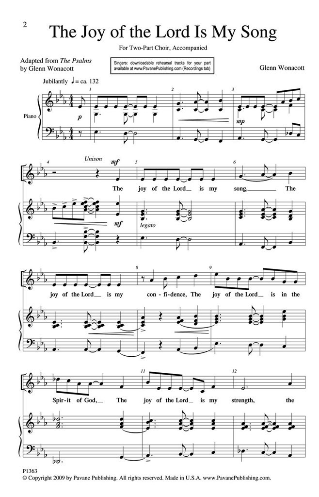 The Joy of the Lord Is My Song