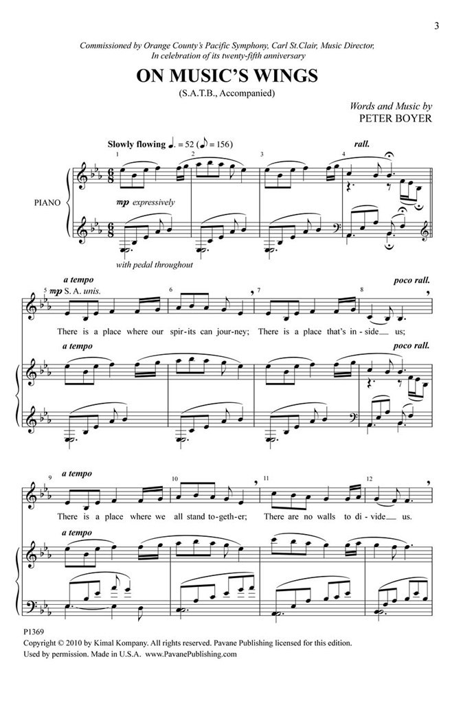 On Music's Wings