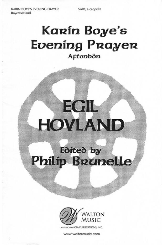 Karin Boye's Evening Prayer