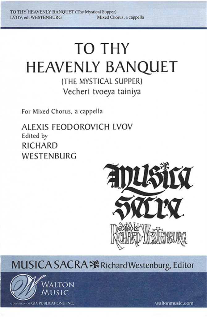 To Thy Heavenly Banquet