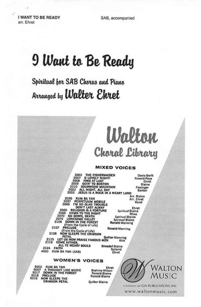 I Want to Be Ready