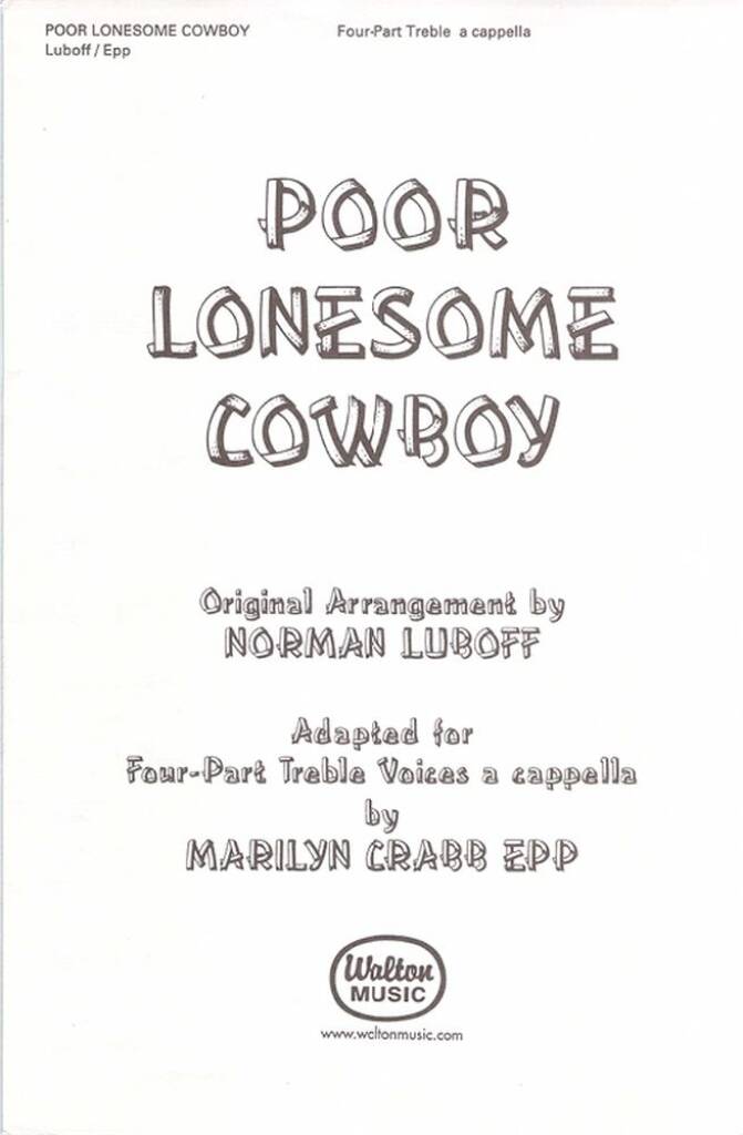 Poor Lonesome Cowboy