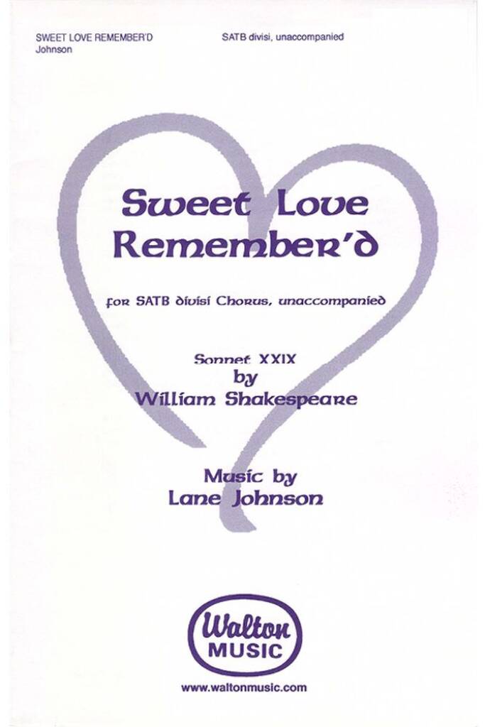 Sweet Love Remember'd