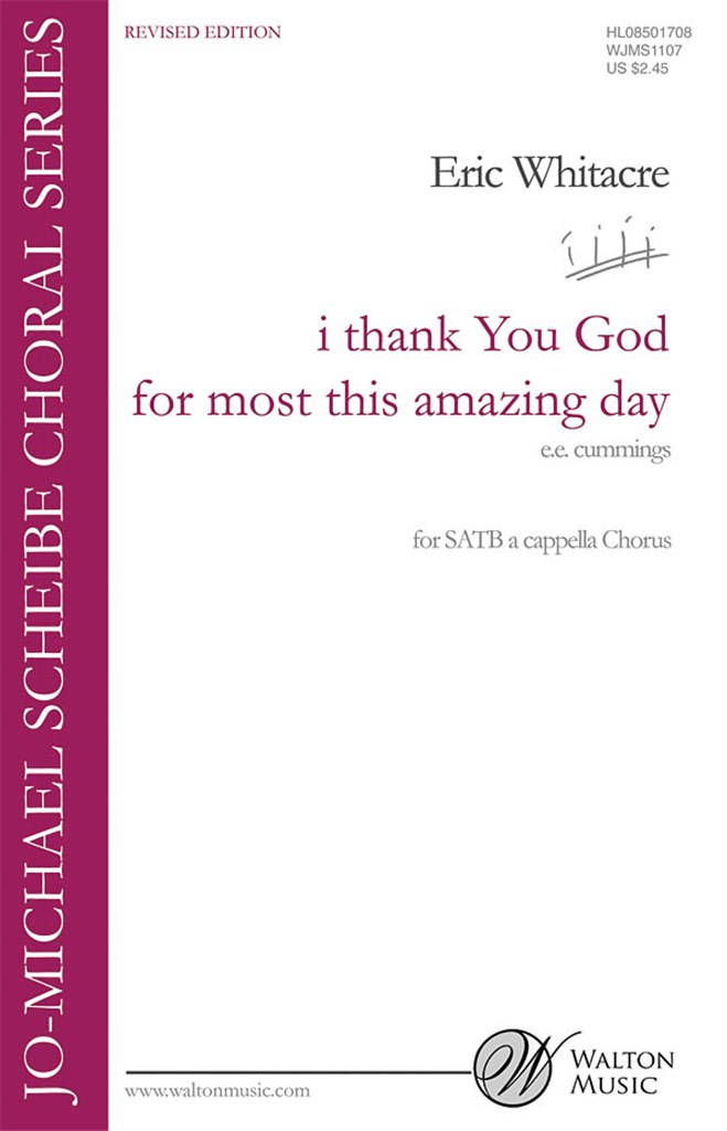 i thank You God for most this amazing day