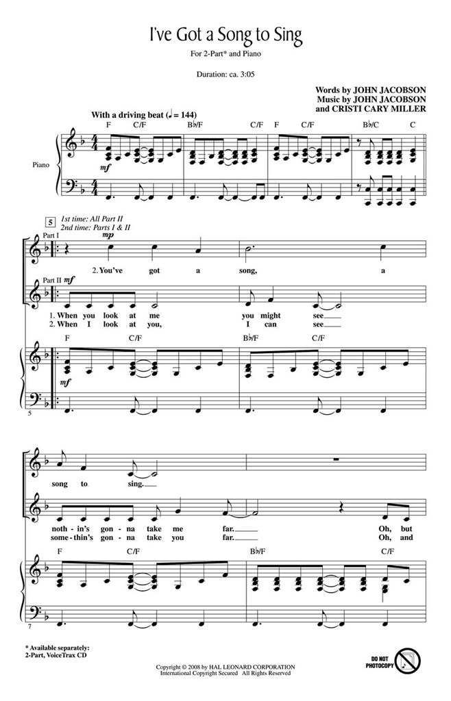 I've Got a Song to Sing