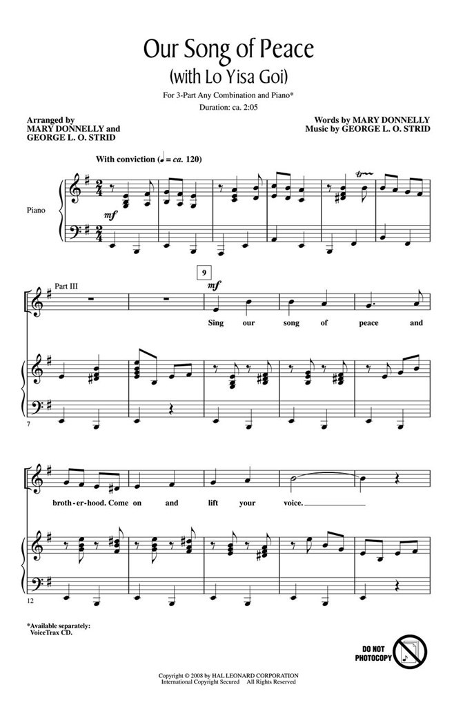 Our Song of Peace