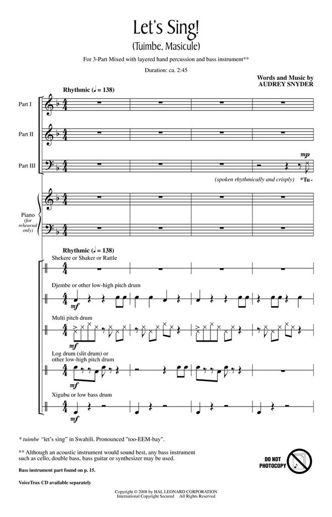 Let's Sing