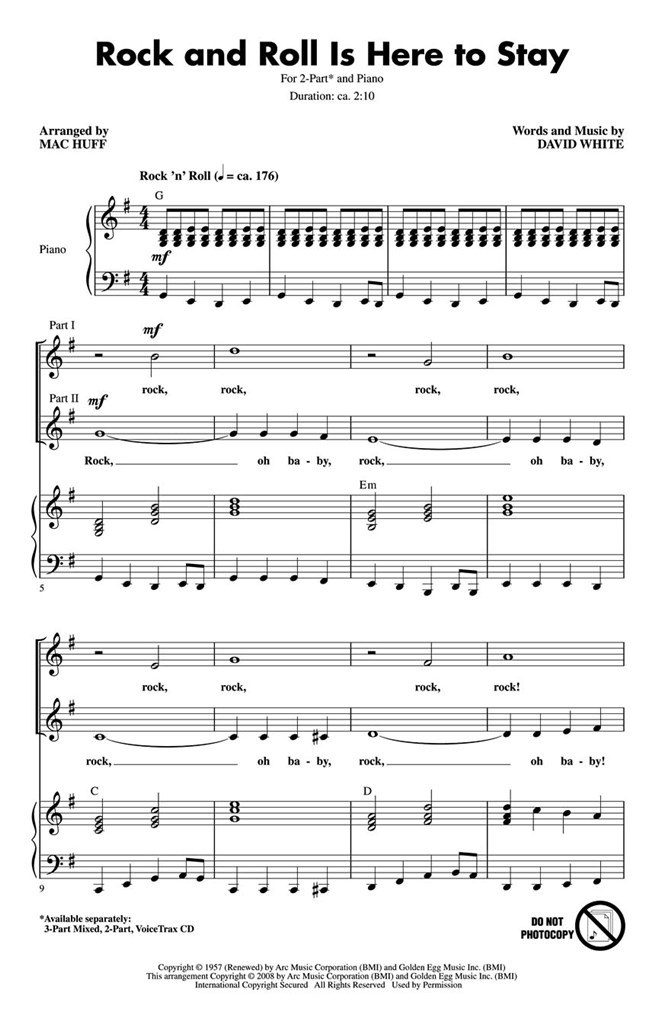 Rock and Roll is here to stay (Level 1)