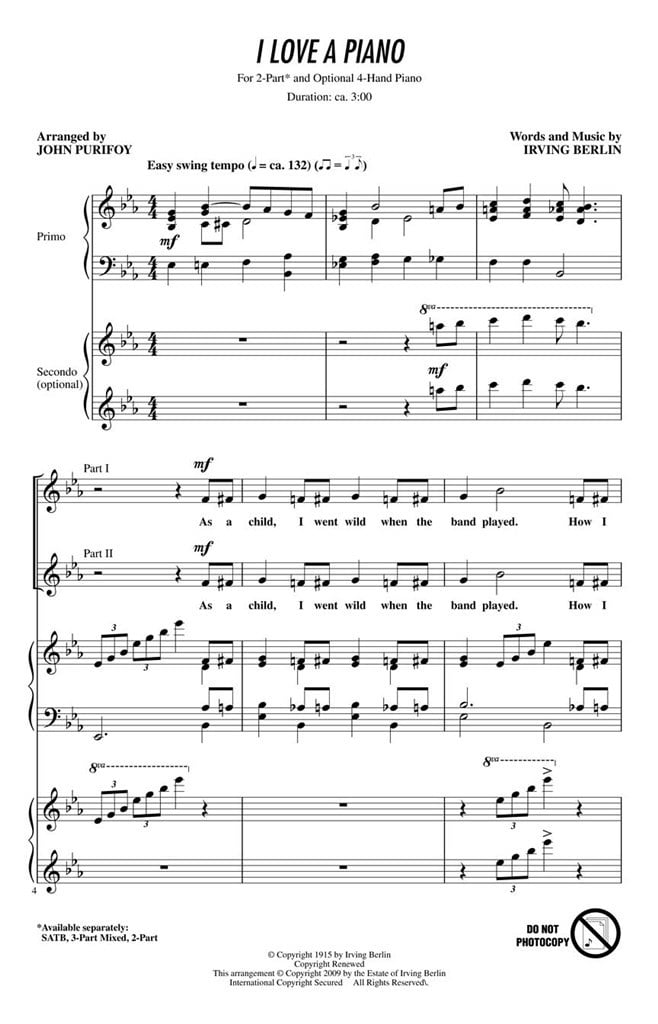 I Love a Piano
