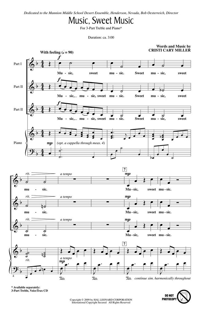 Music, Sweet Music