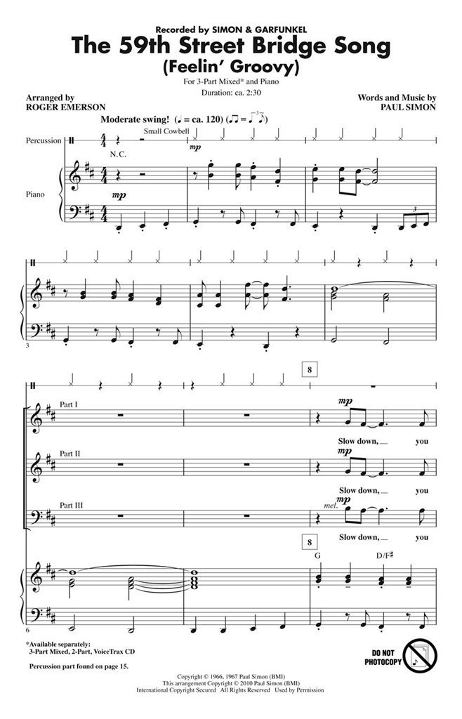 The 59th Street Bridge Song