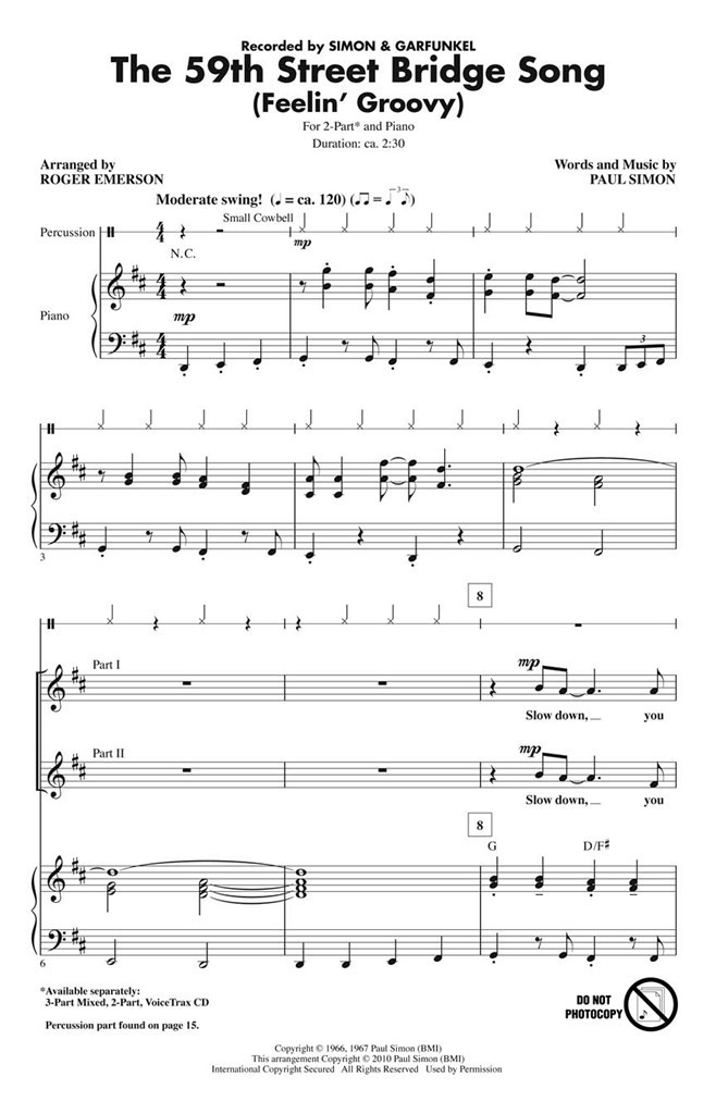 The 59th Street Bridge Song