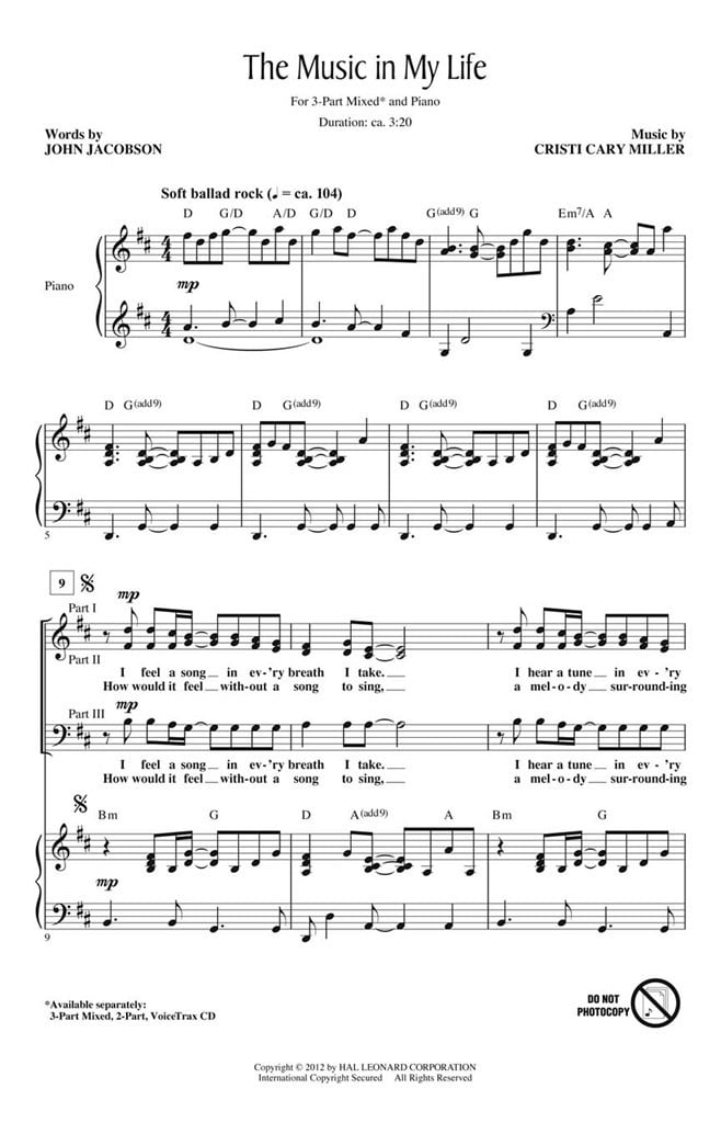 The Music in My Life
