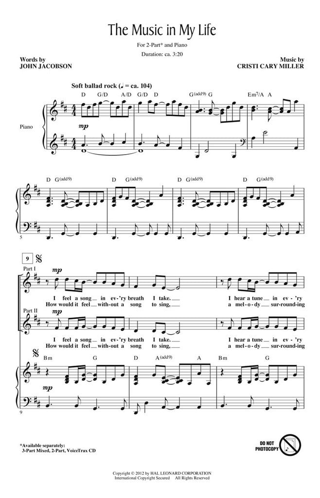 The Music in My Life
