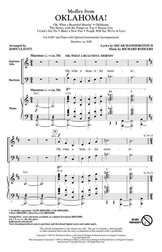Oklahoma (Medley)