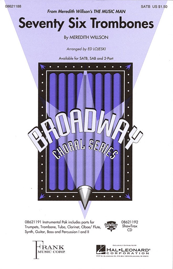 Seventy Six trombones 'The Music man' (SATB)